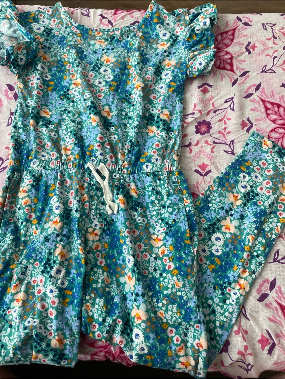 Tea Collection Girls Jumpsuit Size 7